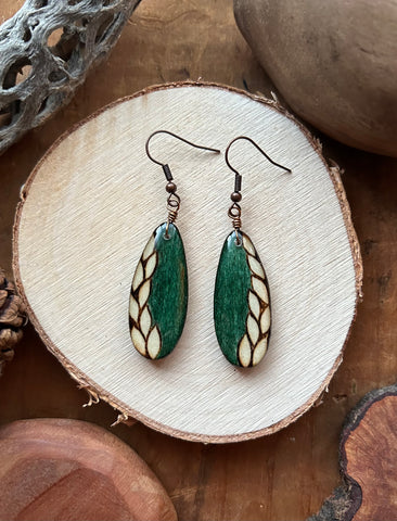 Goddess Earrings Blue