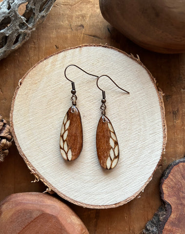 Goddess Earrings light brown