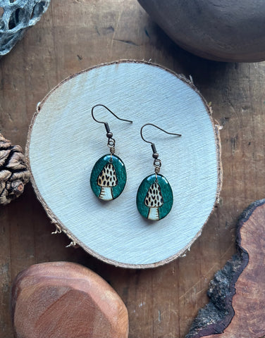 Morel Earrings Deep Blue