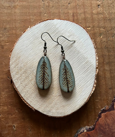 Teardrop Smokey Blue Trees